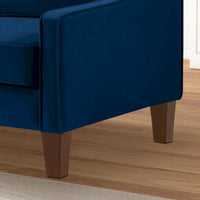 Causeuse 2 places en velours moderne pour salon