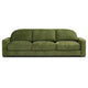 Canapé Poly & Bark Fano 99 en velours vert vieilli