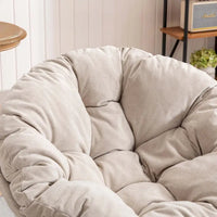 Grand fauteuil d'appoint pivotant à 360° pour salon et chambre