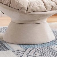 Grand fauteuil d'appoint pivotant à 360° pour salon et chambre