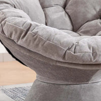 Grand fauteuil d'appoint pivotant à 360° pour salon et chambre