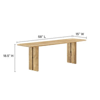 Banc en bois Amistad 58