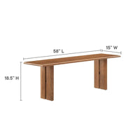Banc en bois Amistad 58