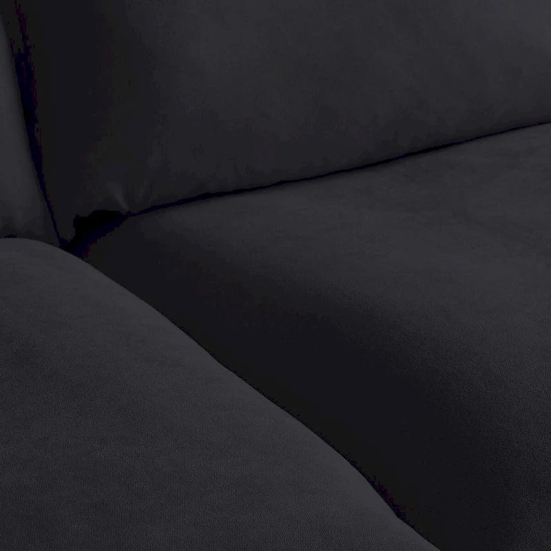 Canapé sectionnel modulaire convertible en U 163 pouces, confort moelleux garni de duvet, rembourré généreusement