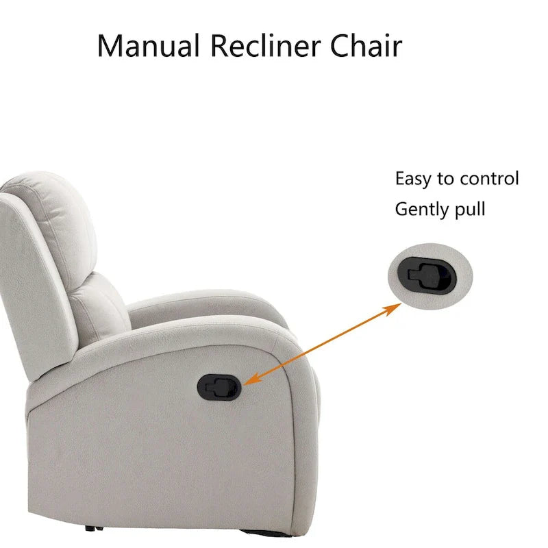 Fauteuil inclinable en similicuir