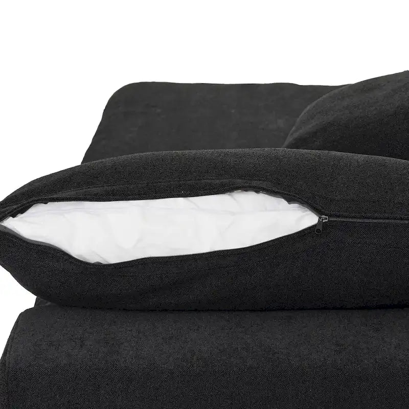 Ensemble de canapés 3 pièces pour salon, canapé modulable Cloud avec pouf de rangement
