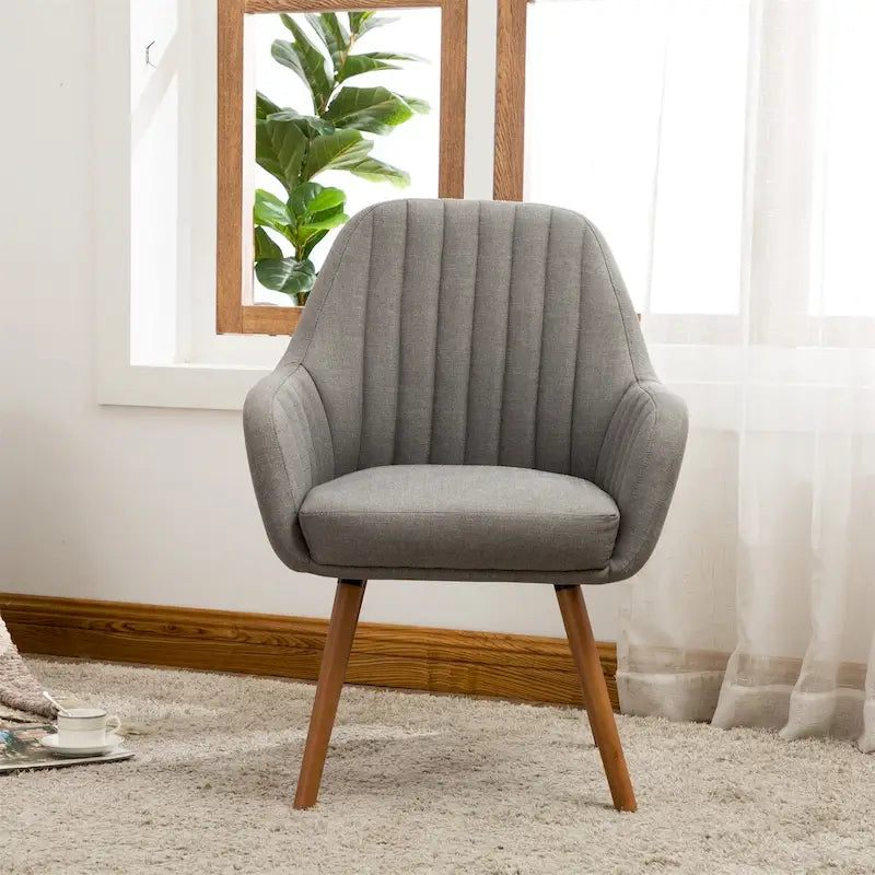 Fauteuil d'appoint contemporain en tissu