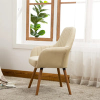 Fauteuil d'appoint contemporain en tissu