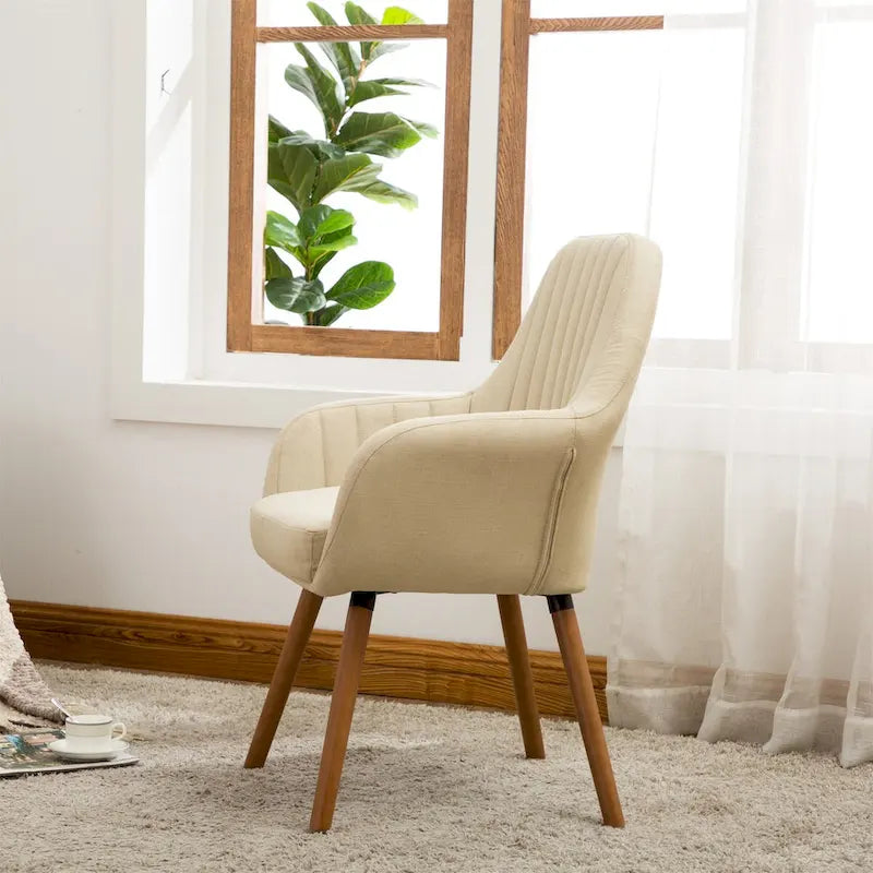 Fauteuil d'appoint contemporain en tissu