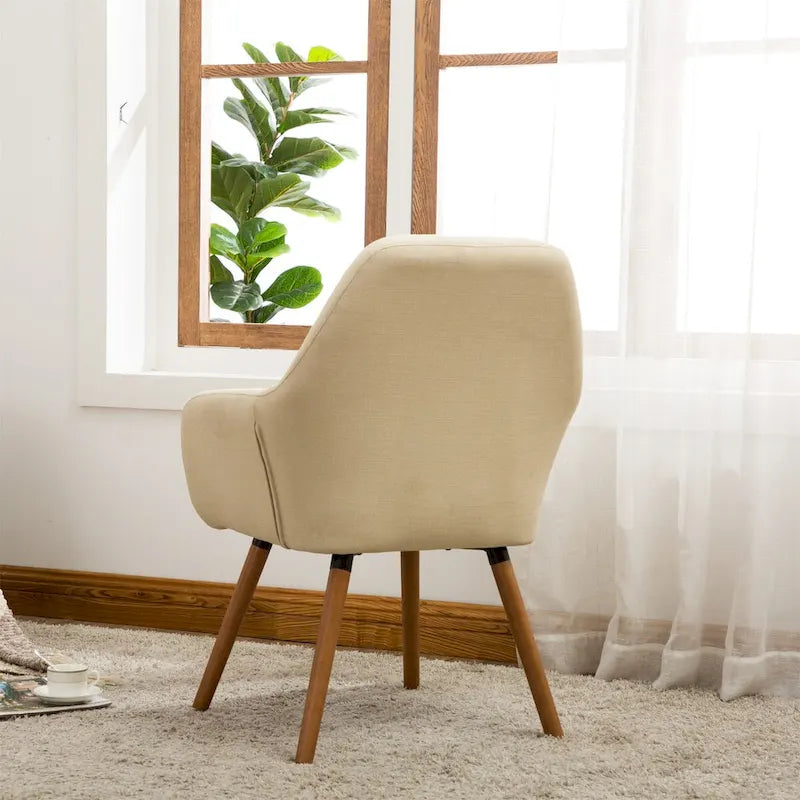 Fauteuil d'appoint contemporain en tissu
