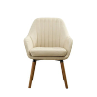 Fauteuil d'appoint contemporain en tissu