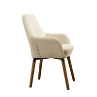 Fauteuil d'appoint contemporain en tissu