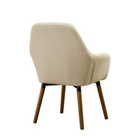 Fauteuil d'appoint contemporain en tissu