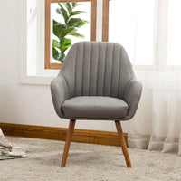 Fauteuil d'appoint contemporain en tissu
