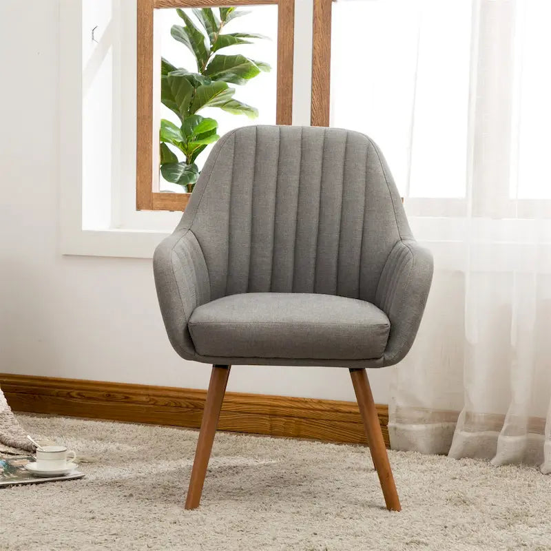 Fauteuil d'appoint contemporain en tissu