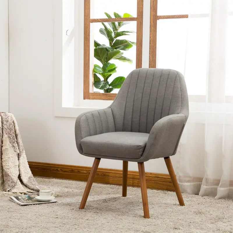 Fauteuil d'appoint contemporain en tissu