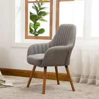 Fauteuil d'appoint contemporain en tissu