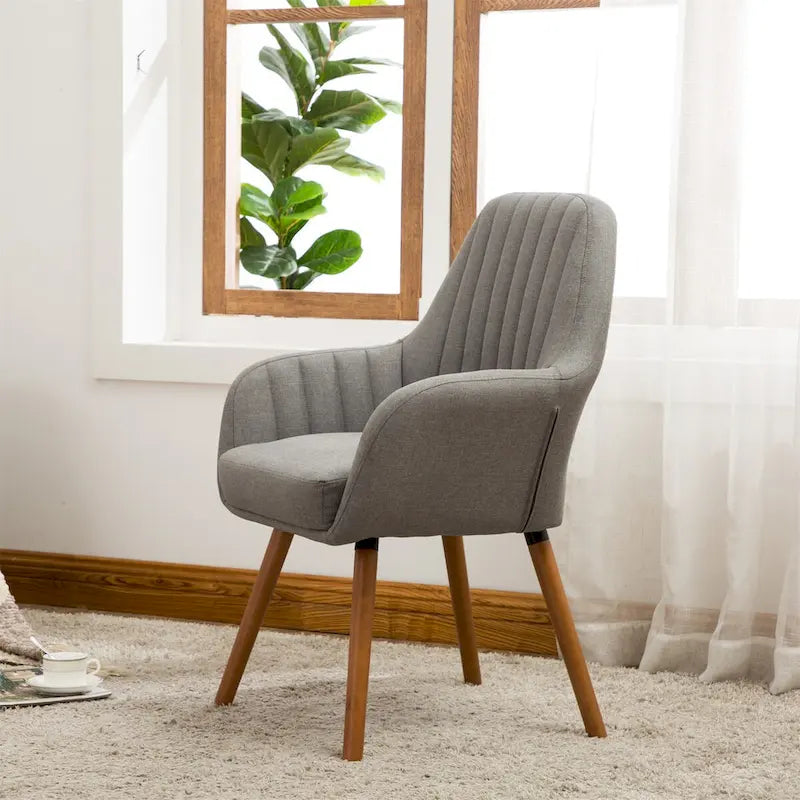Fauteuil d'appoint contemporain en tissu