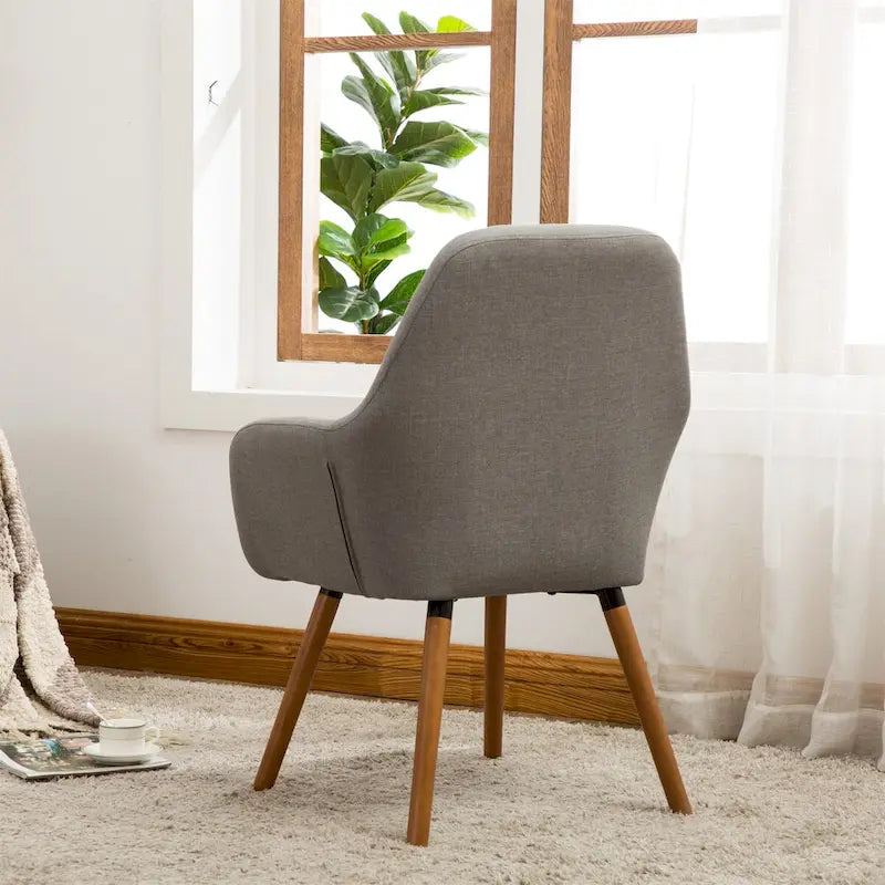 Fauteuil d'appoint contemporain en tissu