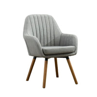 Fauteuil d'appoint contemporain en tissu