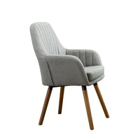 Fauteuil d'appoint contemporain en tissu