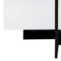 Table basse unique et élégante en bois avec plateau coulissant extensible