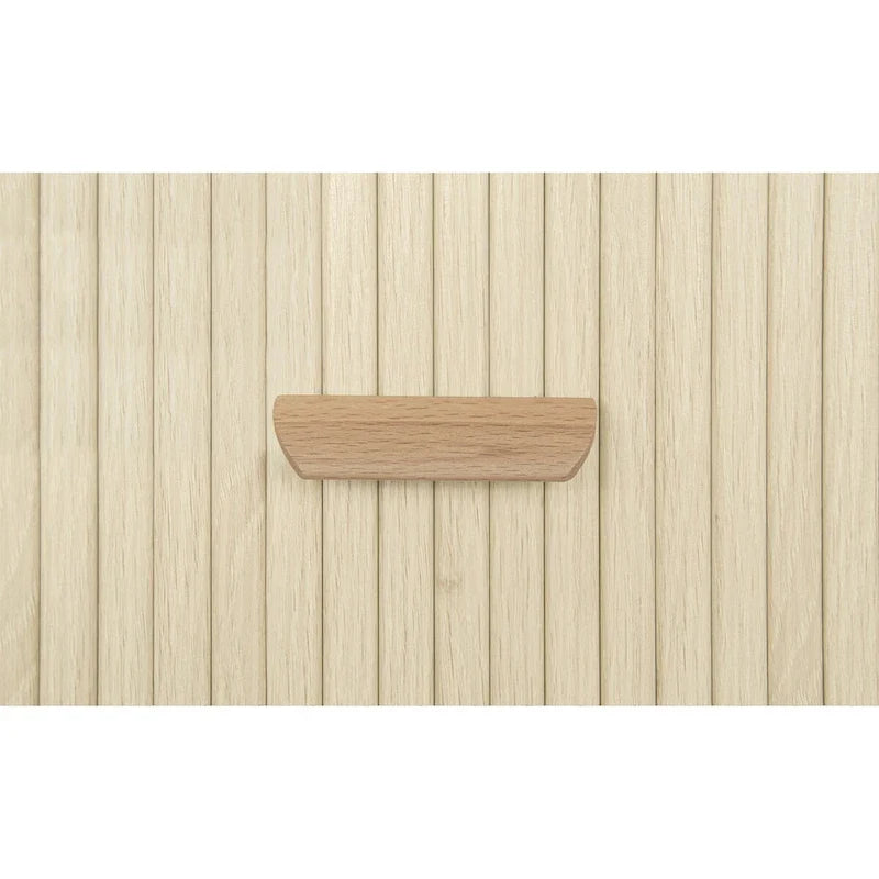 Meuble d'appoint avec portes tambours coulissantes en douceur