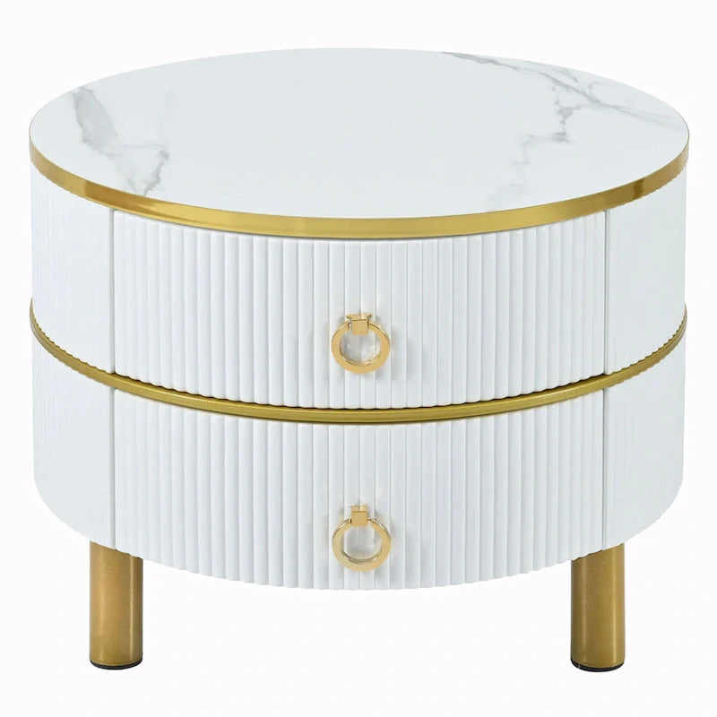 Ensemble de tables basses gigognes avec 2 tiroirs