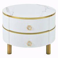 Ensemble de tables basses gigognes avec 2 tiroirs