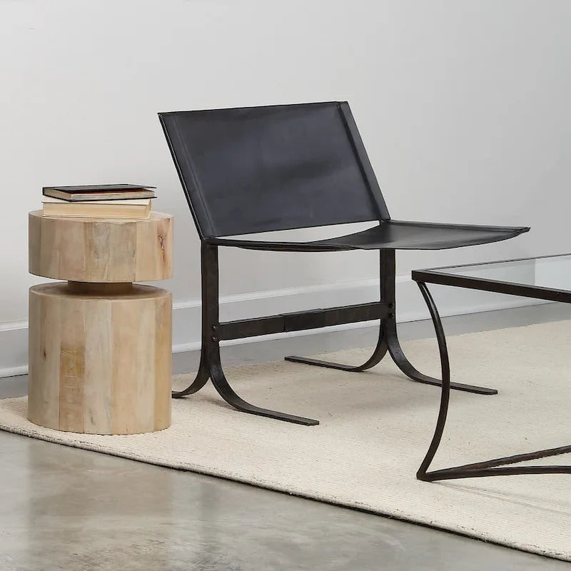 Table d'appoint ronde Jamie Young Dylan Wood