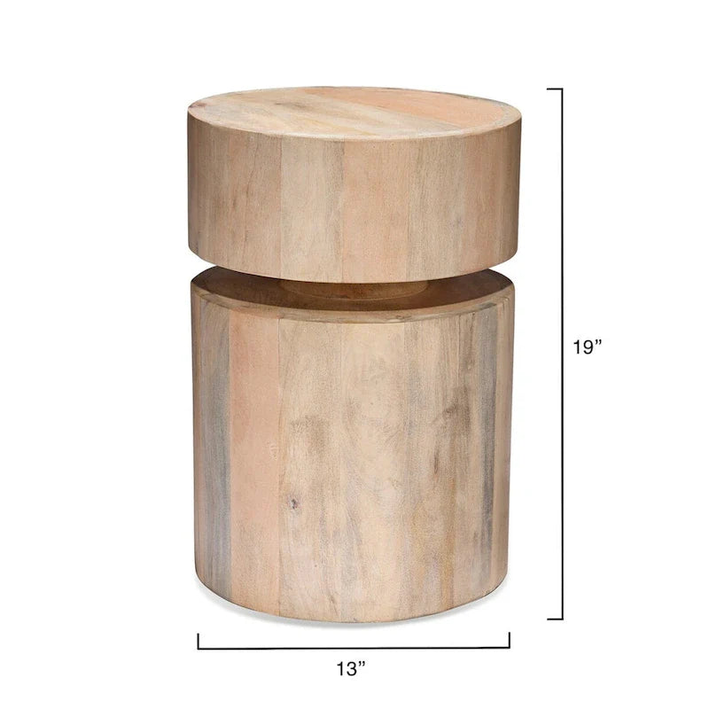 Table d'appoint ronde Jamie Young Dylan Wood