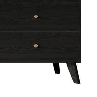 Meuble TV console moderne du milieu du siècle CraftPorch, noir