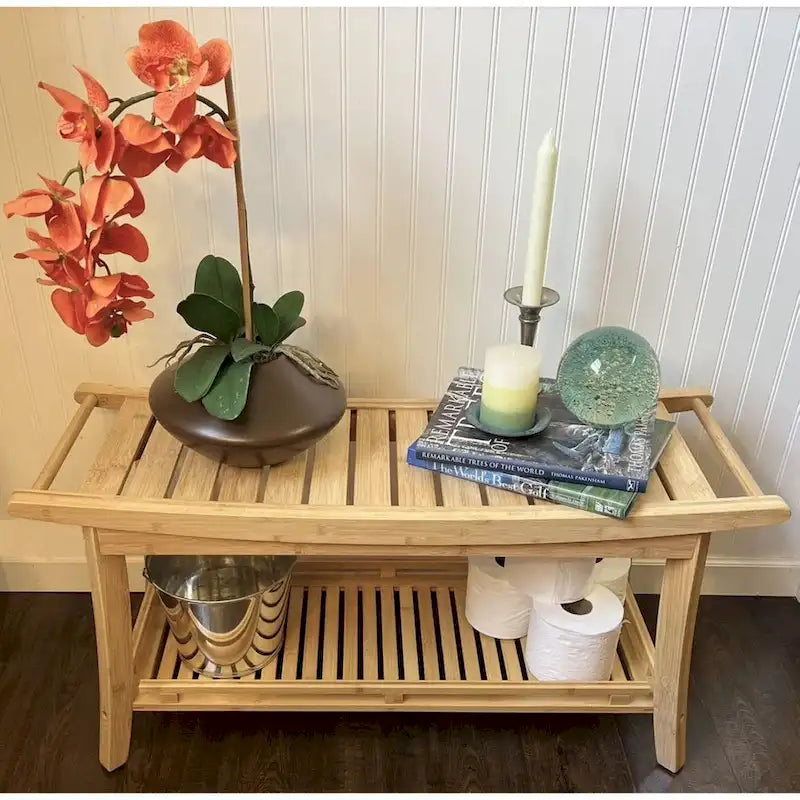 Banc de spa Premier en bambou massif 39
