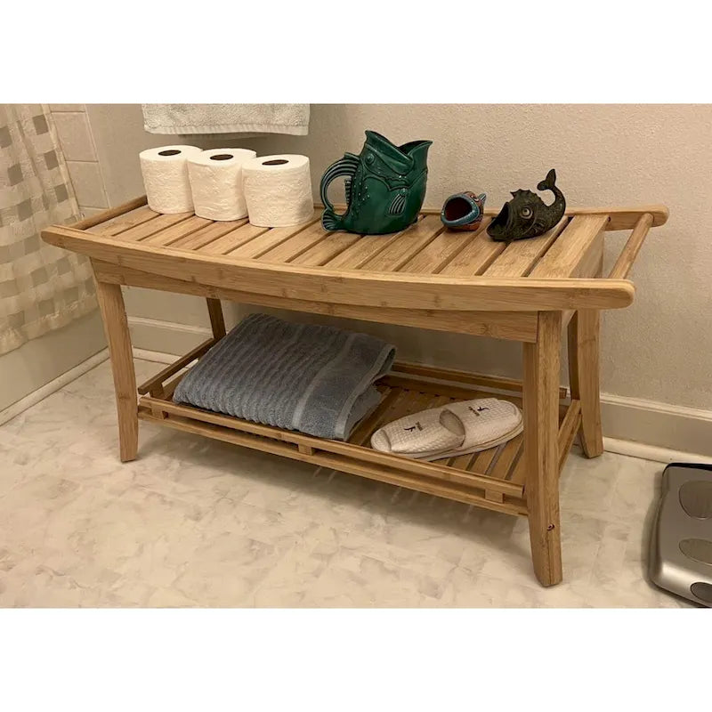 Banc de spa Premier en bambou massif 39