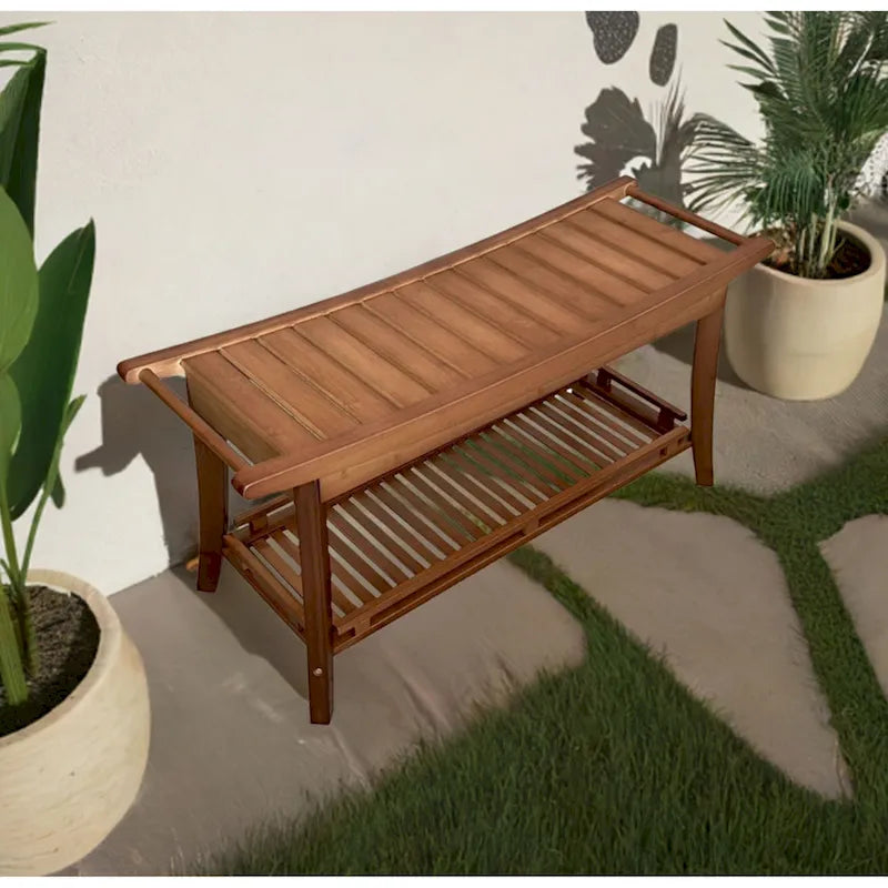 Banc de spa Premier en bambou massif 39