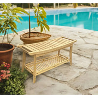 Banc de spa Premier en bambou massif 39