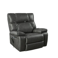 Fauteuil Inclinable avec Support Téléphone, Élévateur Électrique avec 2 Moteurs Massage et Chaleur pour Personnes Âgées, 2 Poches Latérales, Porte-Gobelets