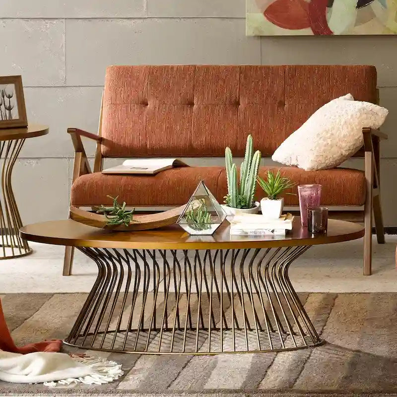 Table basse Mercer table d'appoint moderne, pour salon chambre studio, table de salon confortable lecture confortable