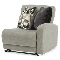 Canapé sectionnel inclinable électrique 3 pièces gris Colleyville de Signature Design by Ashley - 109 larg. x 38 prof. x 39 haut.