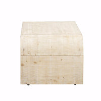 Table basse minimaliste au design Art déco incurvé