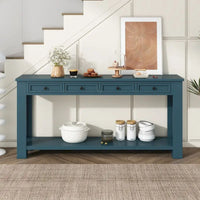 Console pour entrée, couloir, table de canapé avec tiroirs de rangement et étagère inférieure