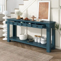 Console pour entrée, couloir, table de canapé avec tiroirs de rangement et étagère inférieure