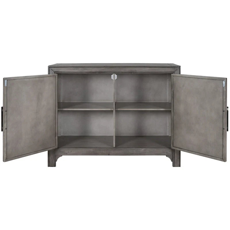 Console moderne Table de canapé pour salon avec 2 étagères