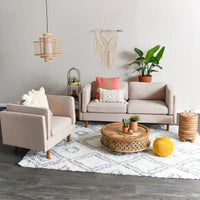 Table d'appoint ou tabouret Vintage en bois massif Dossier