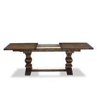 East West Furniture Ensemble de salle à manger composé d'une table rectangulaire en bois et de chaises rembourrées, Jacobean (options de pièces)