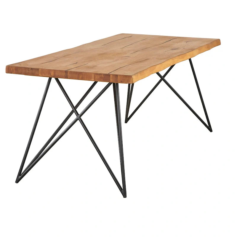 Table à manger en bois massif Phyllis Lifestorey