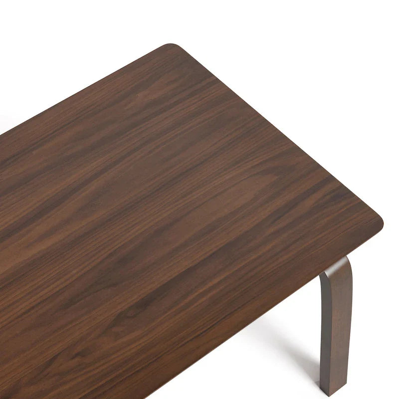 Ensemble de table à manger rectangulaire 7 pièces en noyer du milieu du siècle Furniture of America Beau I