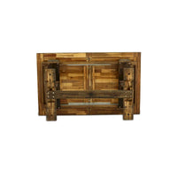 Ensemble de salle à manger 11 pièces East West Furniture - une table à manger et 10 chaises en tissu lin sable clair (options de finition)