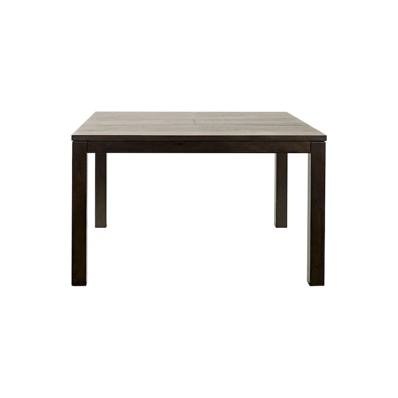 Table de cuisine/salle à manger moderne en bois à hauteur de comptoir, noire - Grande