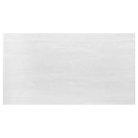 Table de salle à manger de 180 cm, Plateau rectangulaire en faux marbre blanc, Piétement colonne